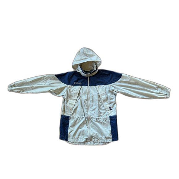 Vintage Columbia Sportswear Hooded Windbreaker Rain Jacket   Women's Size Small - Picture 2 of 9